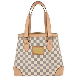 Louis Vuitton Damier Azur Hampstead PM Tote Handbag